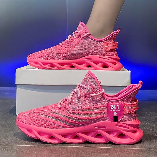 Womens Running Shoes Slip On Tennis Sneakers