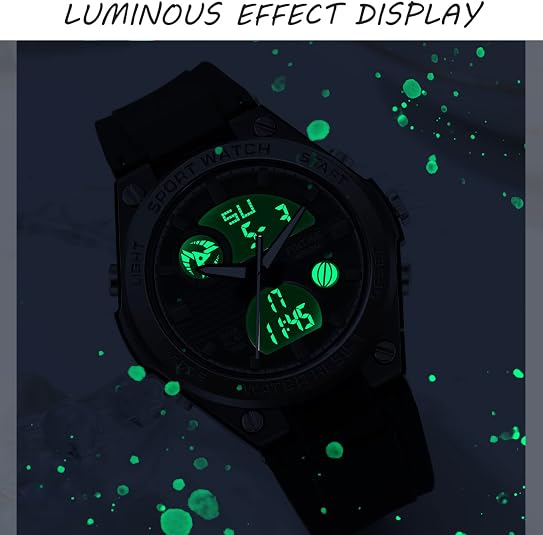 Womens Digital Watch Sport Waterproof Watch
