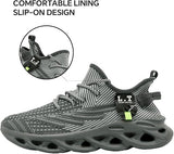 Mens Running Shoes Gym Slip on Sneakers Non Slip Walking Tennis Sports