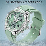 Womens Digital Watch Sport Waterproof Watch