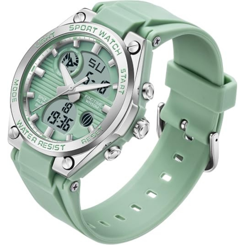 Womens Digital Watch Sport Waterproof Watch
