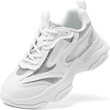 Girls Chunky Sneakers Jelly Sole Shoes